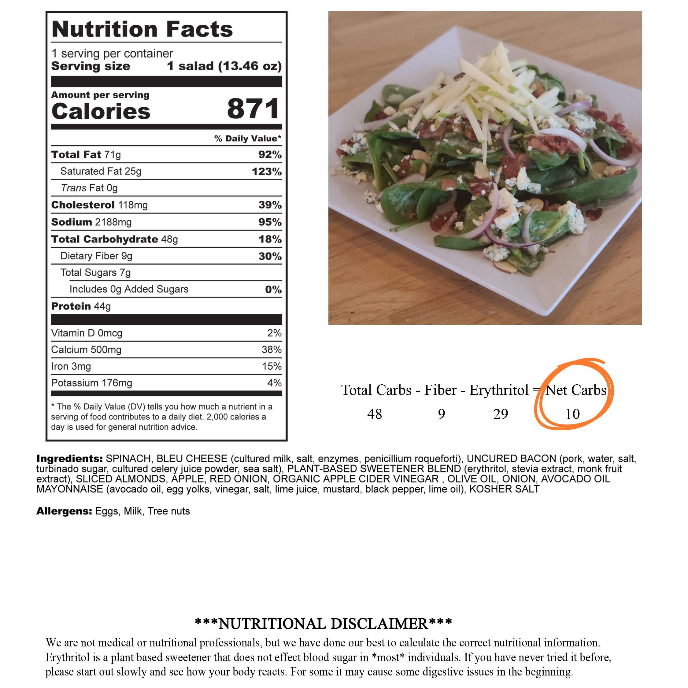 applebaconsaladnutrtion