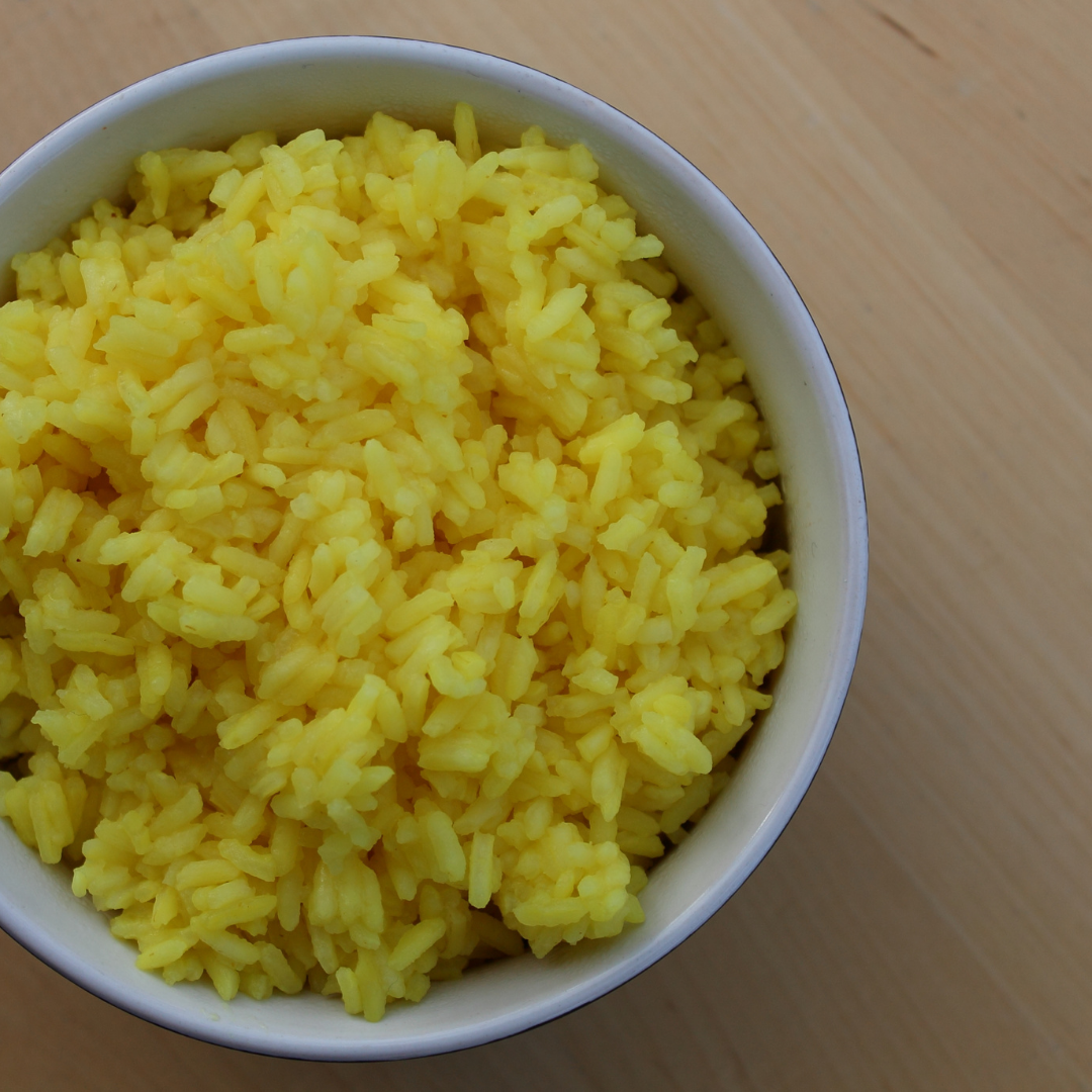 Yellow Rice Plate Arrange Pita Dream | Just another smartonlineorder.com site