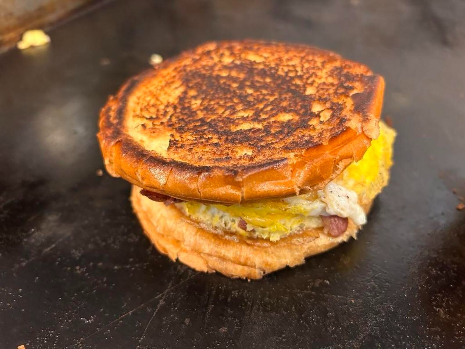 Grill Cheese Melt Breakfast Bacon Sandwich from Chef Mo's menu