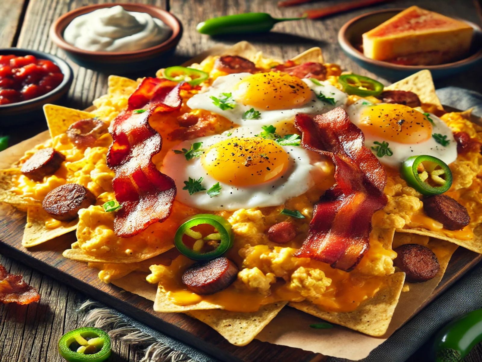 Breakfast Nachos from Chef Mo's menu