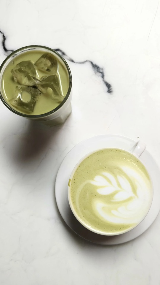 MATCHA LATTE HOT OR ICED at STRATO